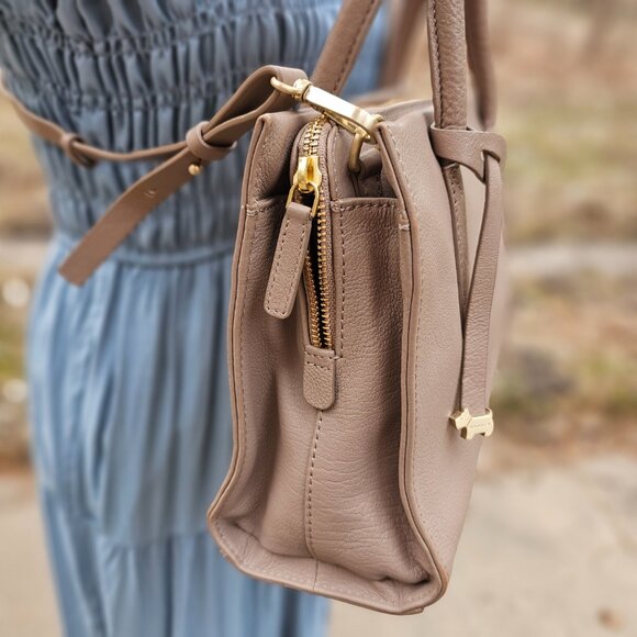 RADLEY London Arlington Court Medium Leather Handbag Crossbody Satchel Pre-owned - Picture 7 of 12